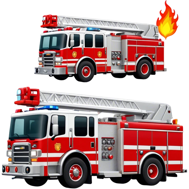 Fire Engine - Pierce Enforcer Pumper (Model Year: 2021) (Iconic colour: Red) emoji