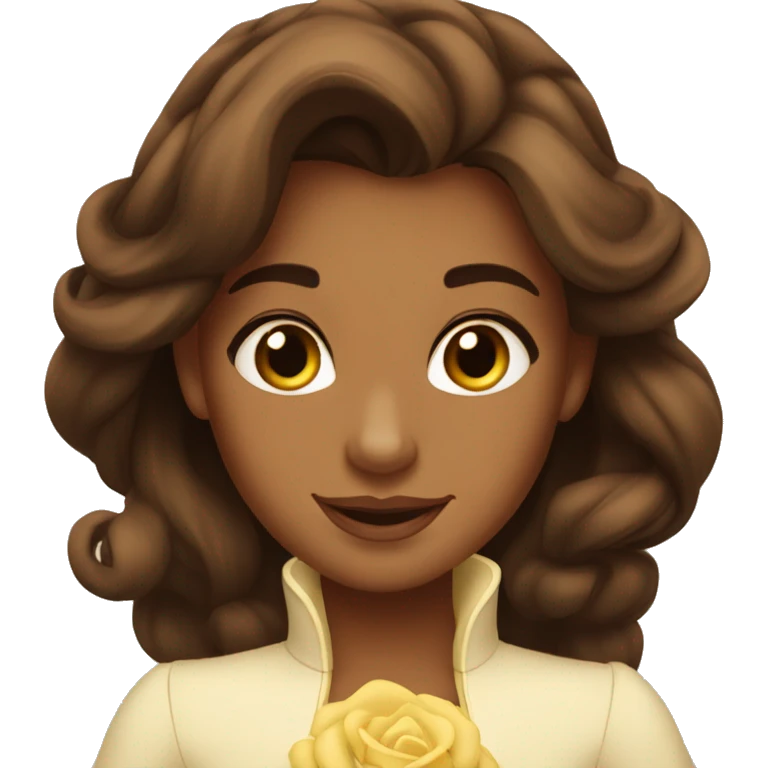 beauty and the beast belle emoji