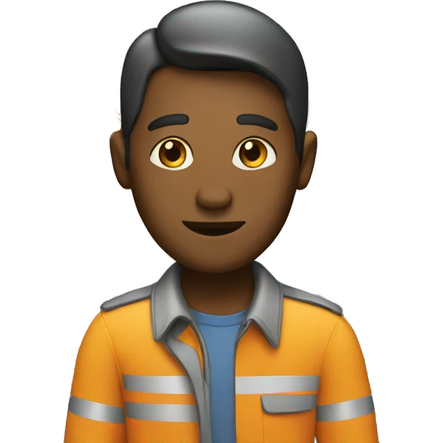 Leaving work running emoji