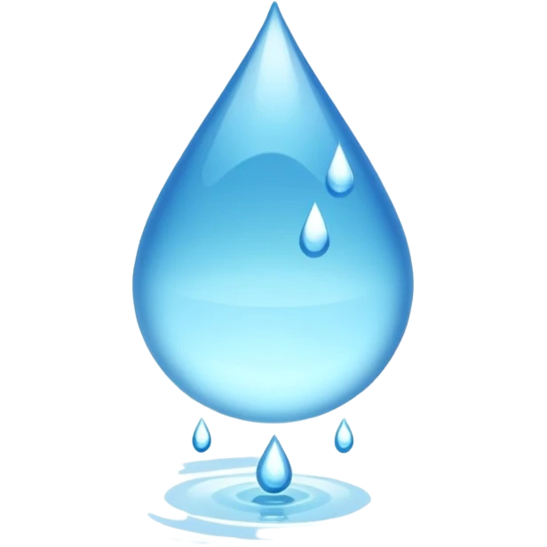 water falling on the ground emoji