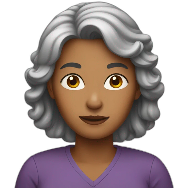 middle age woman emoji