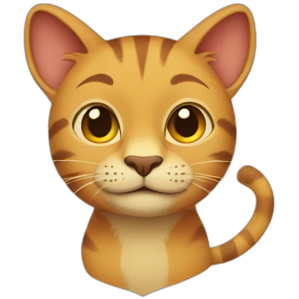 Cat + Simba emoji