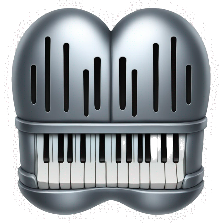metal chrome heart organ emoji