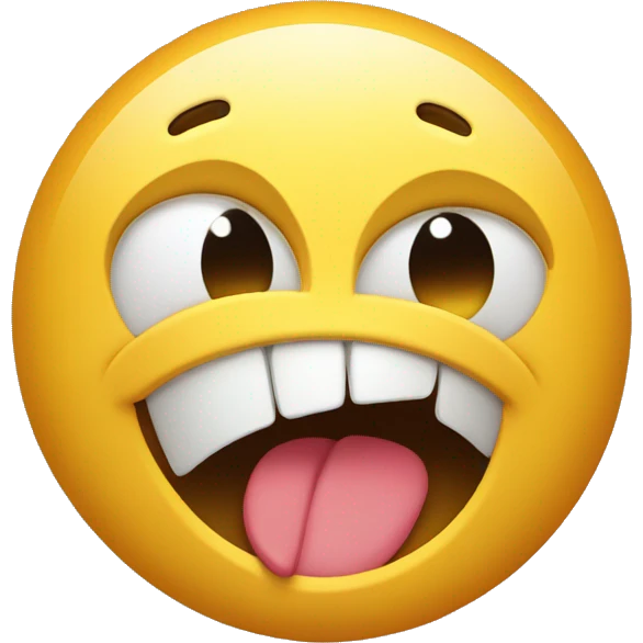 Smiley face with hiccups and drunk emoji