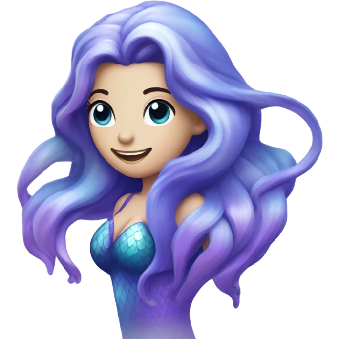Mermaid vampire  emoji