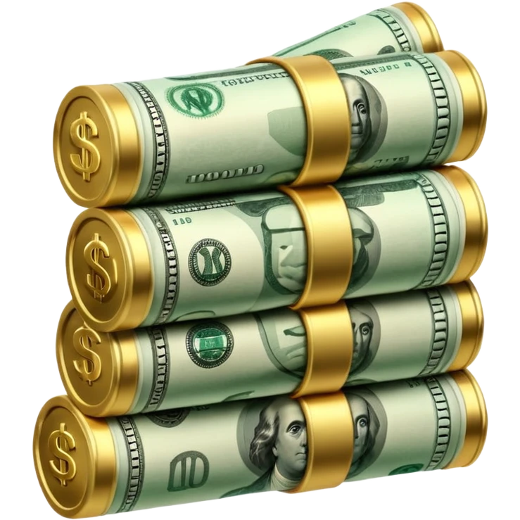 money in tubes emoji