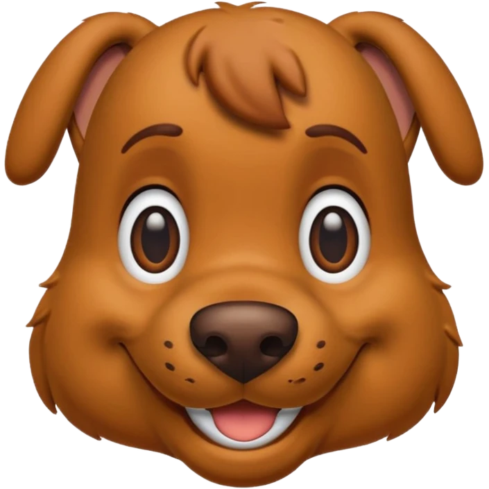 Scooby-Doo the famous dog character emoji