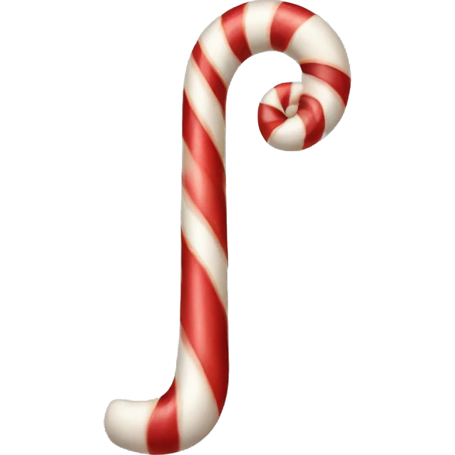 Candy cane with sorting hat emoji