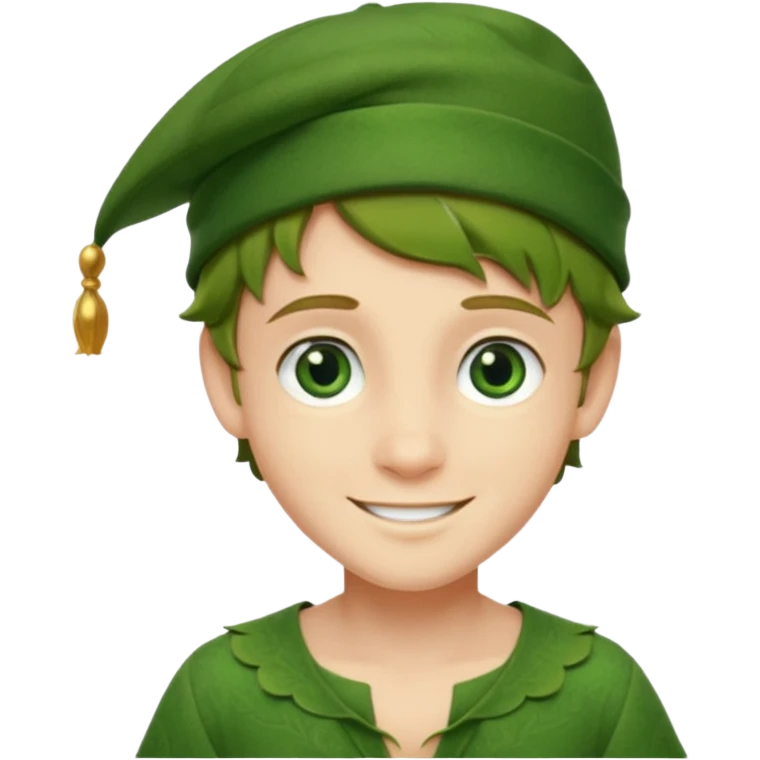Fairytale character Peter Pan emoji