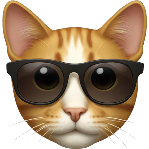 Cat sunglasses emoji