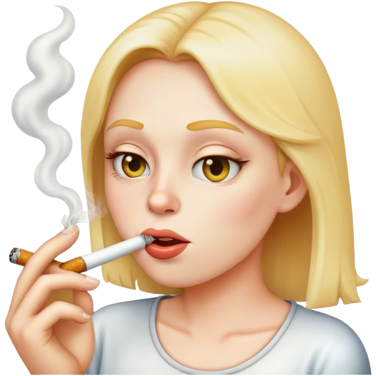 emoji smoking wide with milk on face  emoji