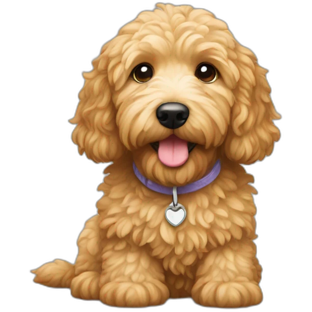 Mini Goldendoodle emoji