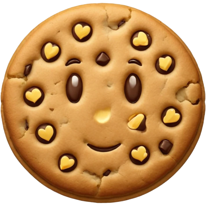 Cookie without Chocolate emoji