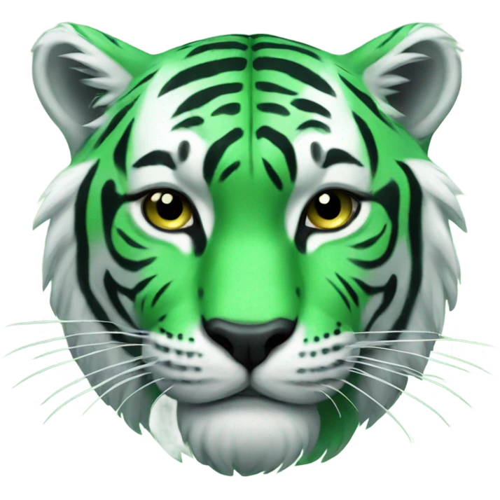 green tiger emoji