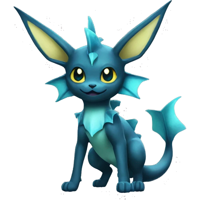 Vaporeon-Umbreon full body emoji