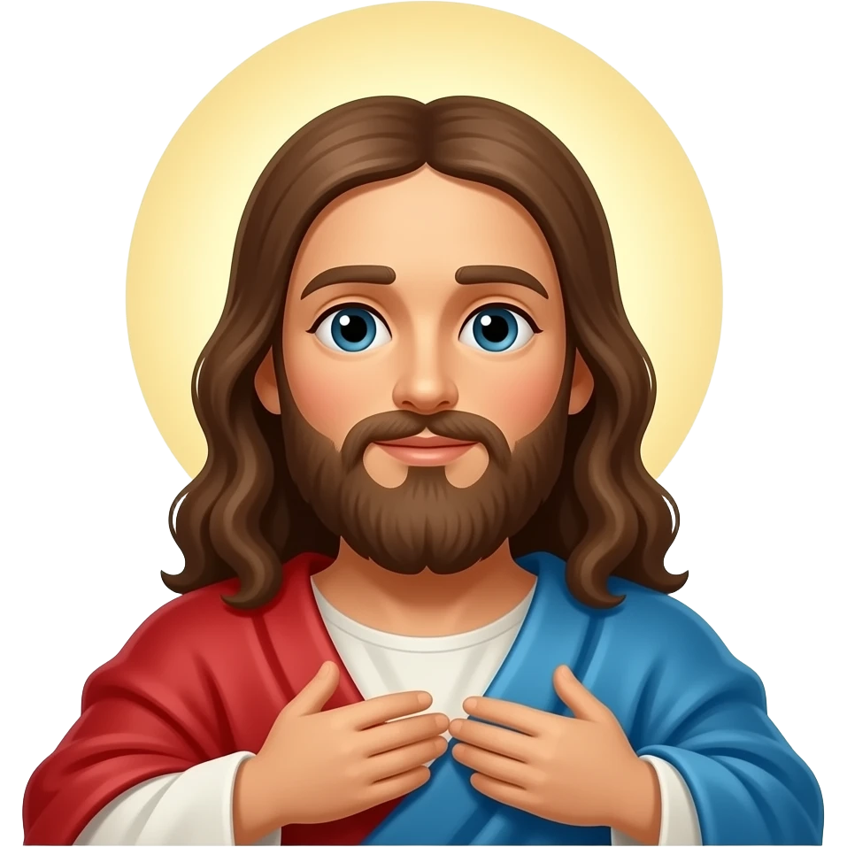 Jesus healing people emoji