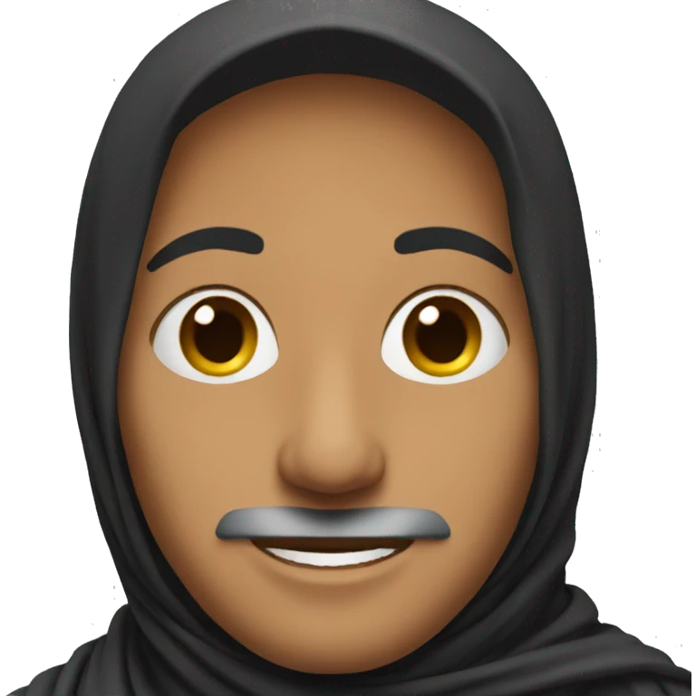 Man with arab hijab  emoji