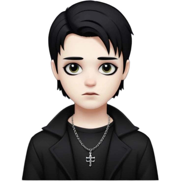 goth boy emoji