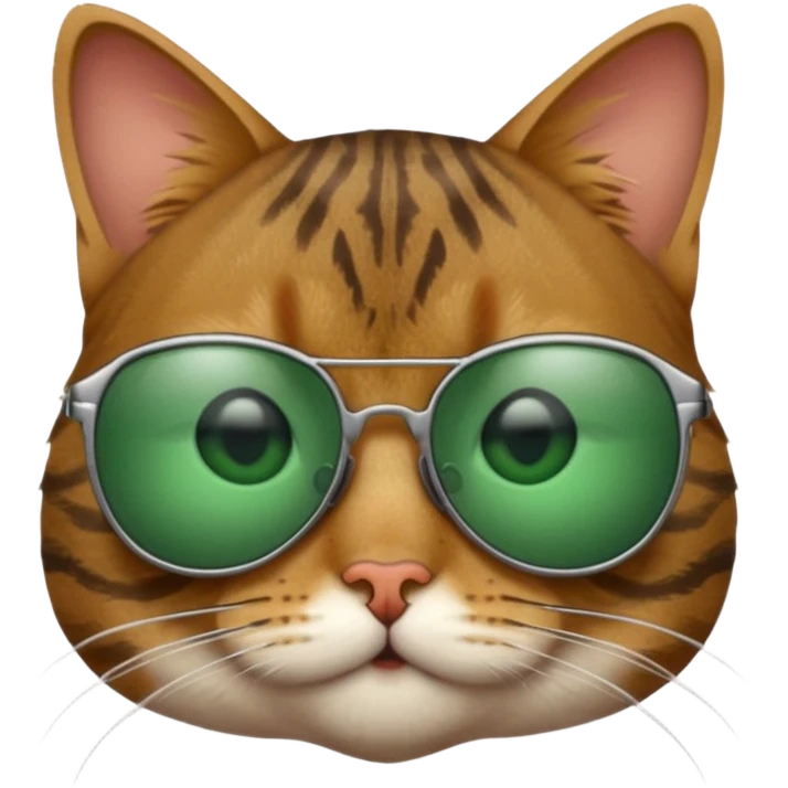 Cat wearing sunglasses emoji