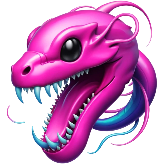 Pink venom emoji