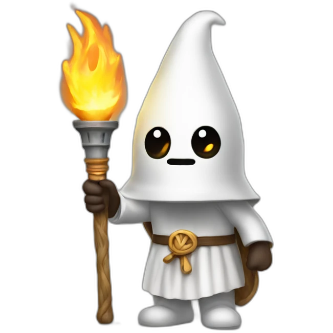 kkk enjoyer with torch emoji