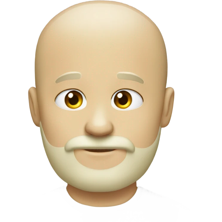 bald man with beard kiss blondie girl  emoji