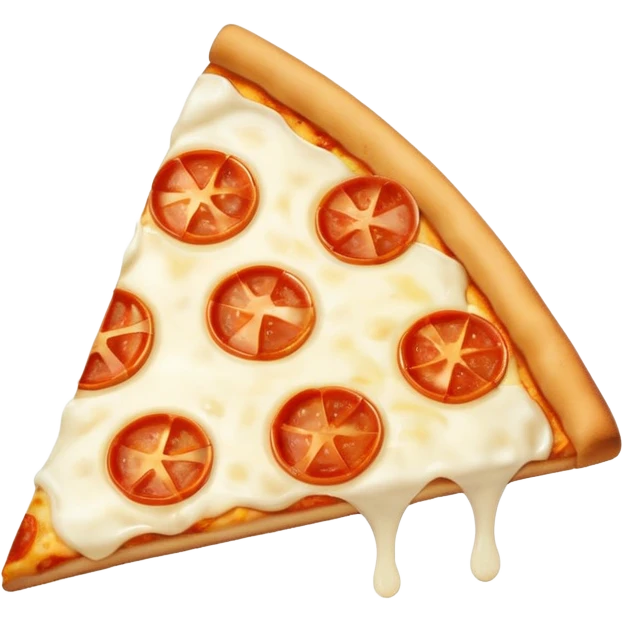 Piece of cheesy pizza emoji