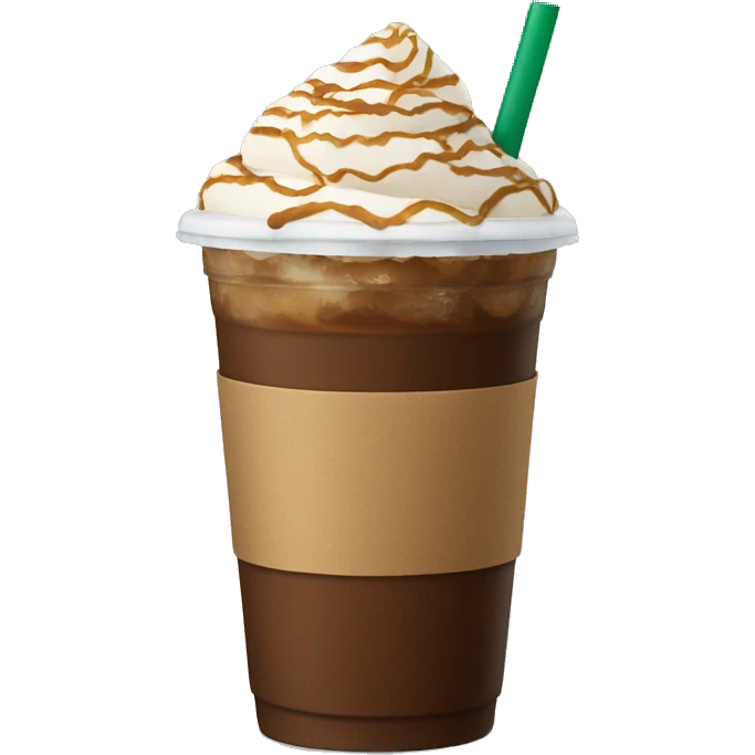 Carmel frap Starbucks  emoji