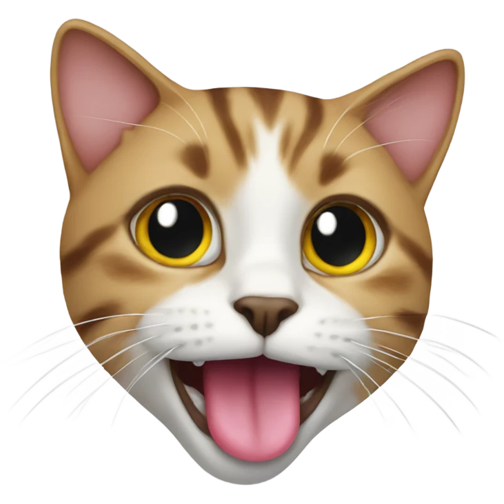 cat doing the tongue thing emoji