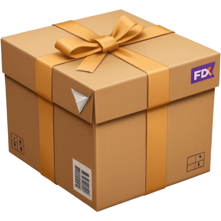 FedEx delivery parcel emoji