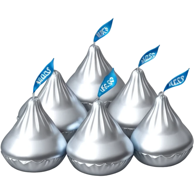 Pack of Hershey’s kisses emoji