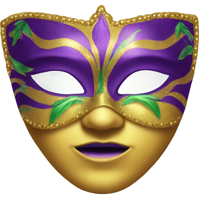 Mardi Gras mask emoji