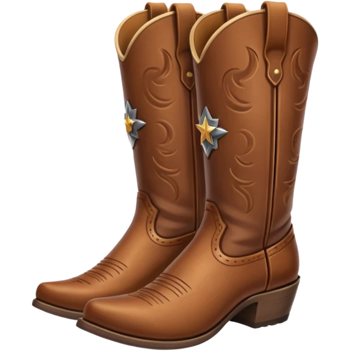 cowboy boot emoji