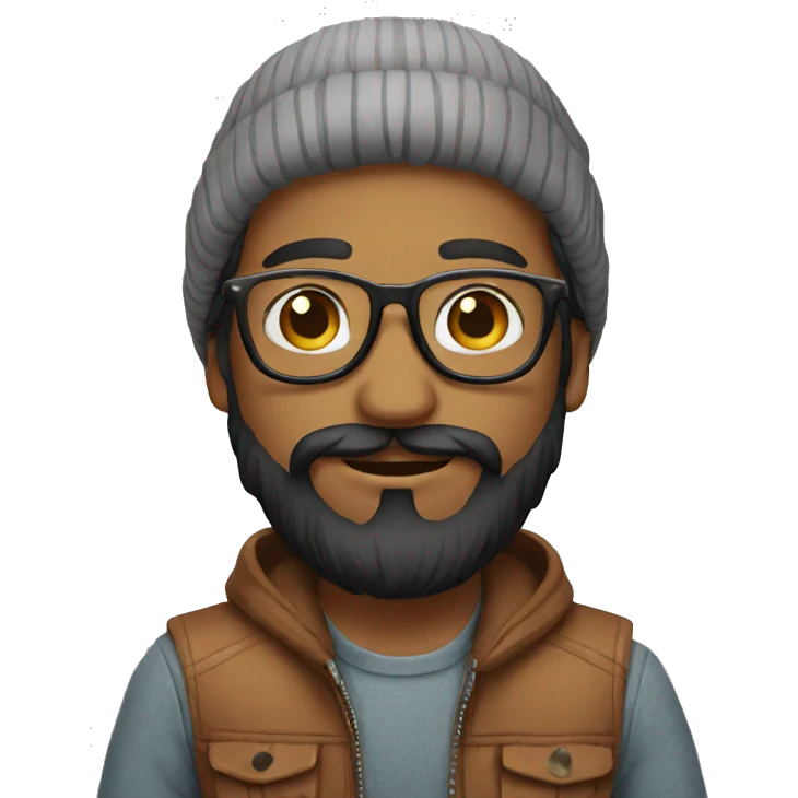 hipster emoji