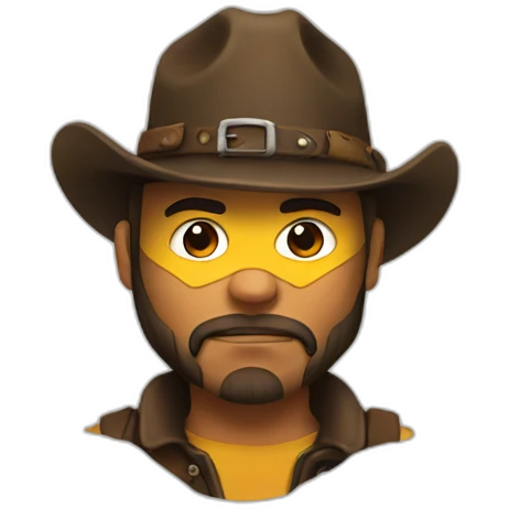 cute outlaw emoji