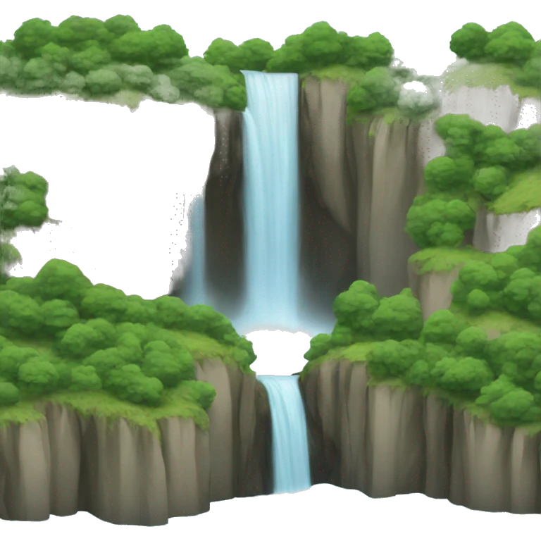 Waterfall  emoji