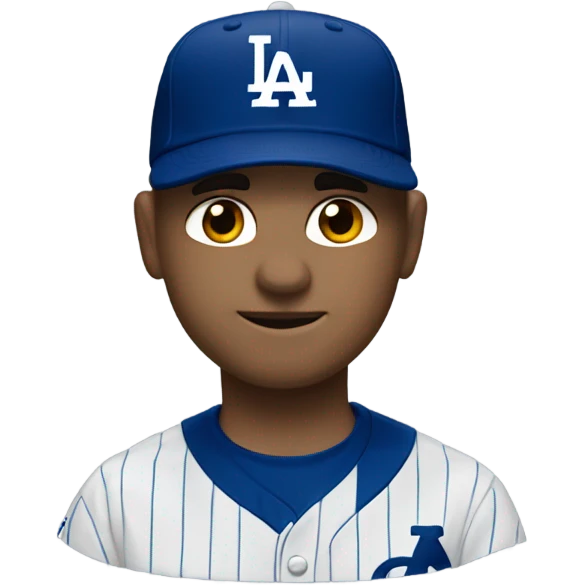 Dean Chapman in a dodgers cap emoji