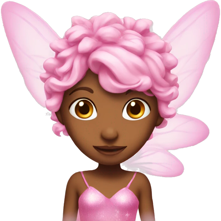 pink christmas fairy emoji