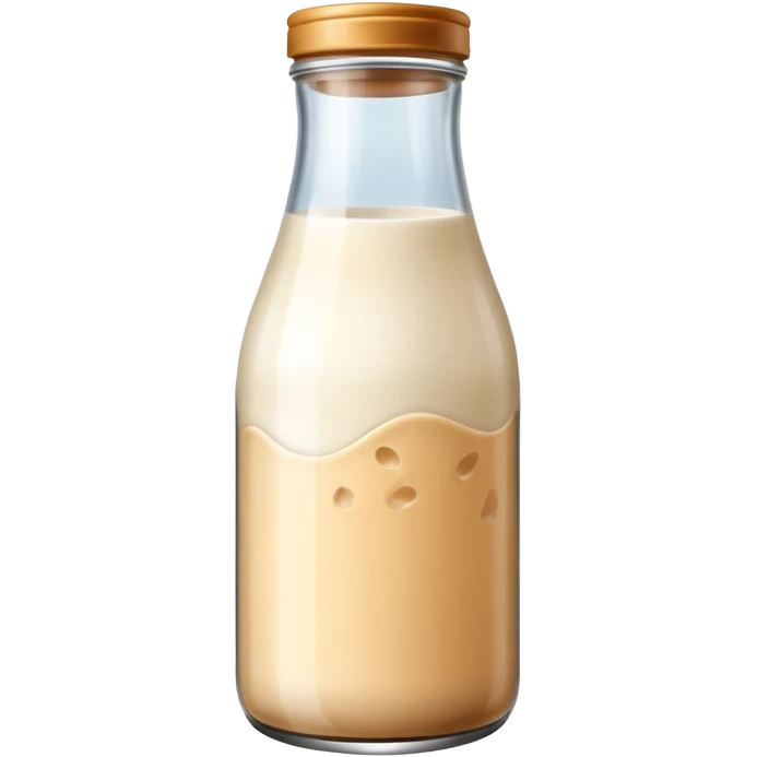 kurma milk in a bottle emoji