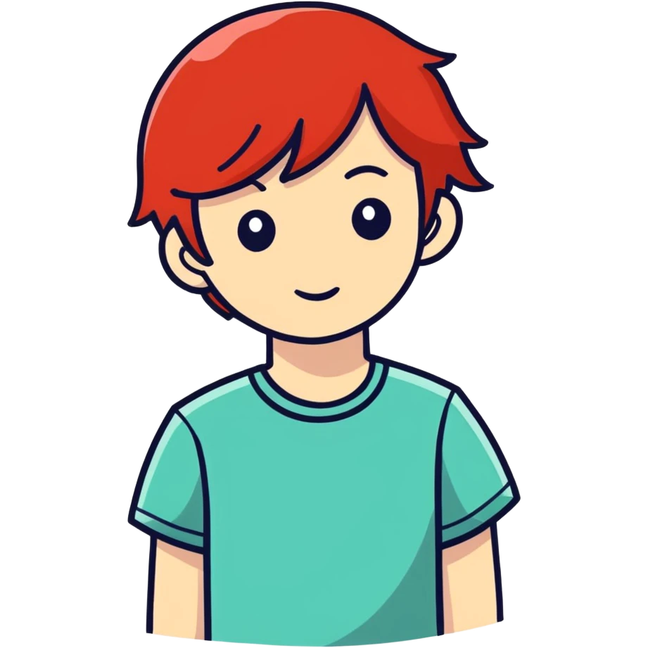Red head emoji