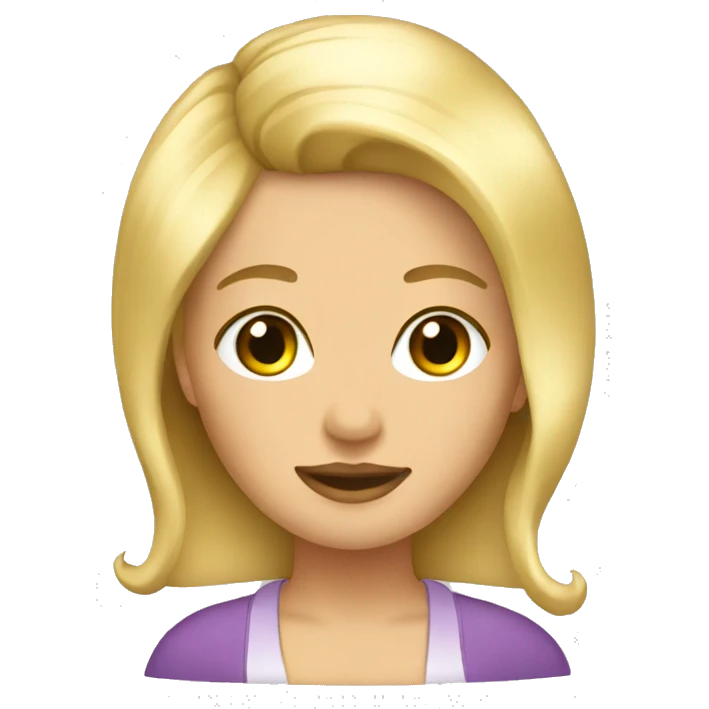 Blonde hair dresser emoji