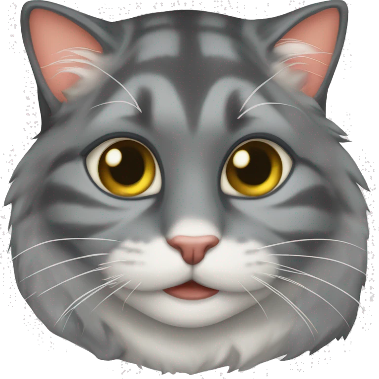Лысая кошка с сердцем  emoji