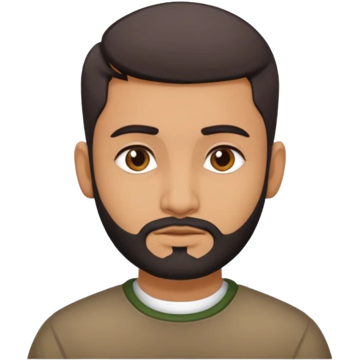 Indian man 25 years old fade hair cut no beared  emoji