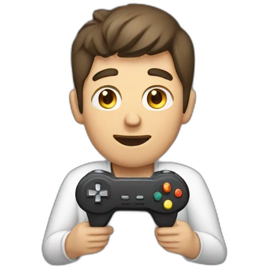 man playing video games  emoji