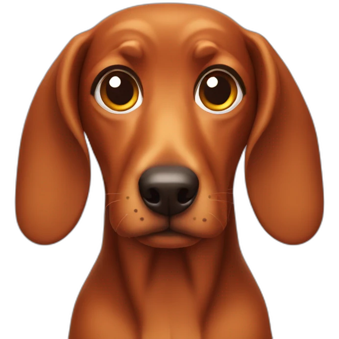 Teckel side eyes emoji