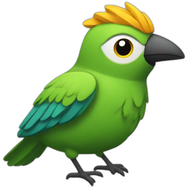 El pajarito loco emoji