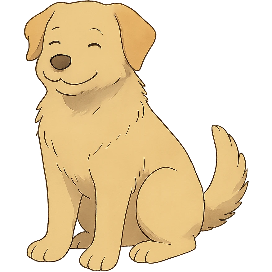 beige dog emoji