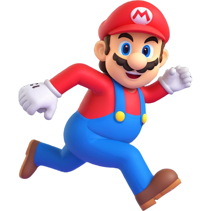 super mario bros run emoji