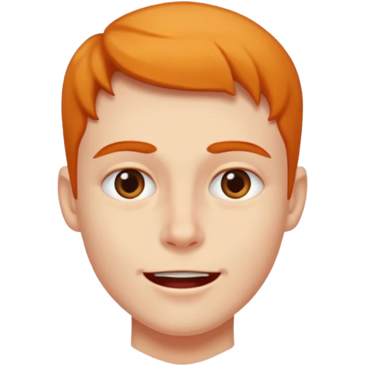 Someone mewing emoji