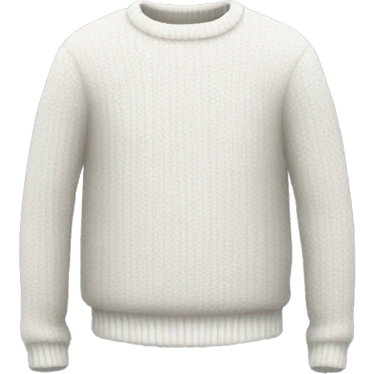 white sweater emoji